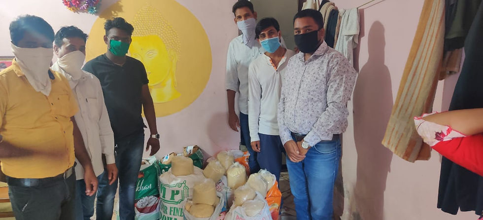 Covid Relief work by Team Tapasya