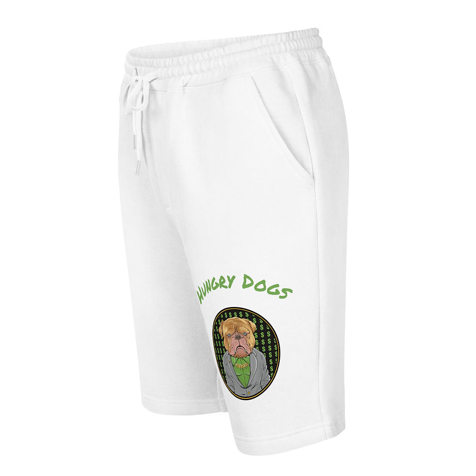 Thumbnail: Men's fleece Hungry Dogs shorts