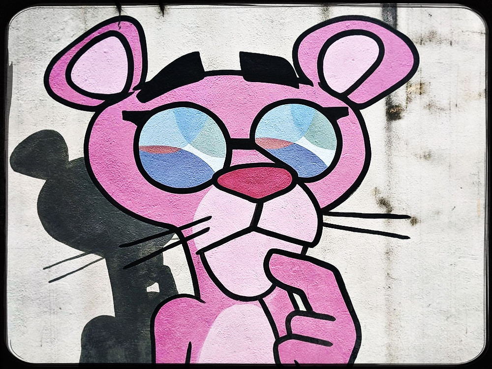 Street art panthère rose Toulouse expo Lay up que visiter en France, oeuvre d art, musée français, ouverture musée, expositions musées