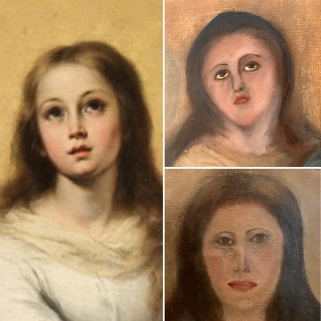 Photos oeuvres non conformes restauration ratée, secret d'art, anecdote insolite, décrypter une oeuvre, grands mouvements artistiques peinture, histoire de l art, analyse etude d une oeuvre d art, comment identifier les mouvements artistiques