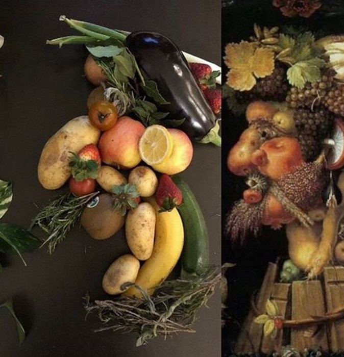 style arcimboldo, courant artistique, peintre fruits et légumes, portrait fruits, anamorphose, courant artistique, secret d'art, anecdote insolite, décrypter une oeuvre, grands mouvements artistiques peinture, histoire de l art, analyse etude d une oeuvre d art, comment identifier les mouvements artistiques