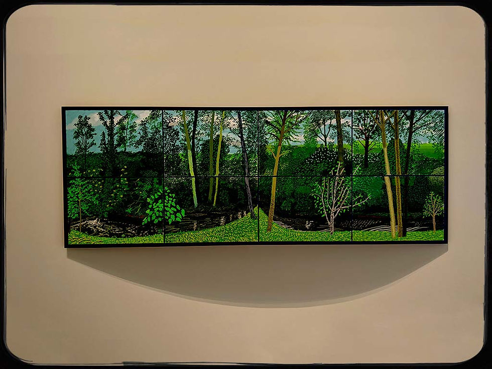david hockney, a year in normandie, exposition musée de l'orangerie, dessin ipad, que visiter à paris, oeuvre d art, musée paris, ouverture musée, expositions musées