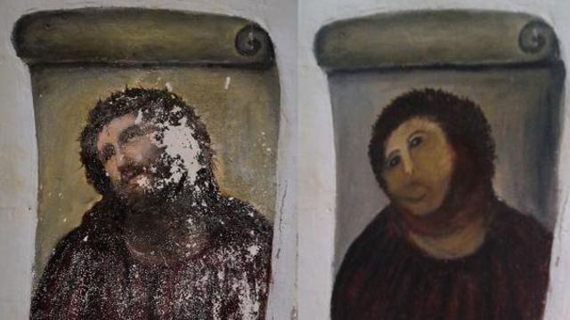 Photos oeuvres non conformes restauration ratée, secret d'art, anecdote insolite, décrypter une oeuvre, grands mouvements artistiques peinture, histoire de l art, analyse etude d une oeuvre d art, comment identifier les mouvements artistiques