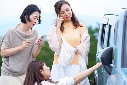 車の鍵が開かない