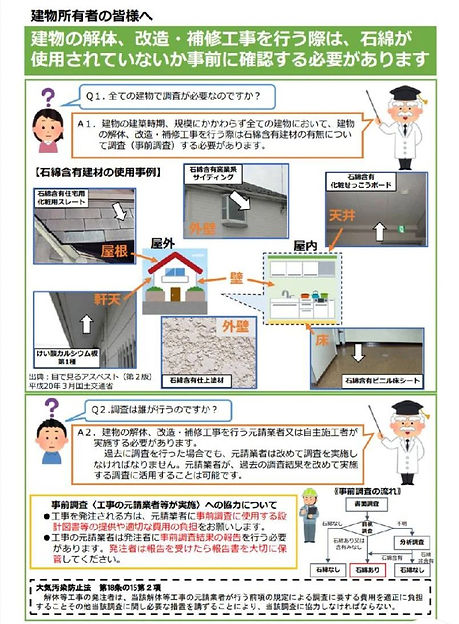 アスベスト研修