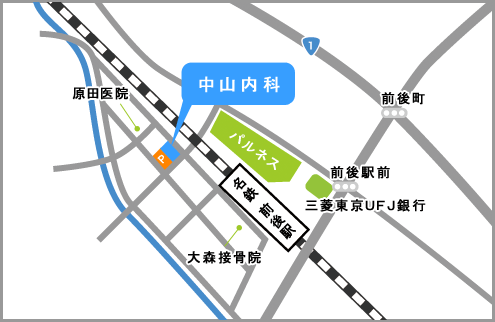 中山内科地図