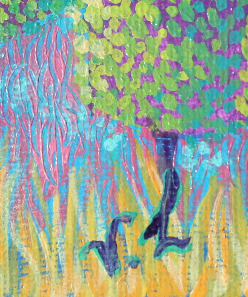 Miniature : Signature de l'artiste. / Artist signature.