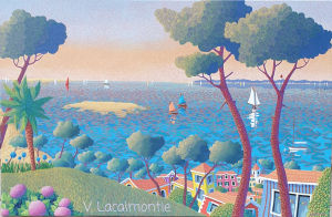 Arcadisia — Paysage revisité du Bassin d'Arcachon . Valérie Lacalmontie