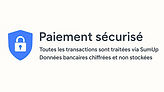 Paiement sécurisé via SumUp – Transactions protégées pour toutes les œuvres