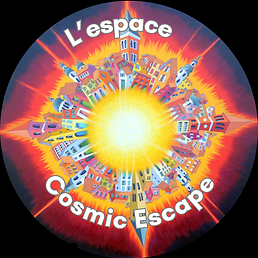 Surréalisme narratif : évasion cosmique , série espace— Valérie Lacalmontie