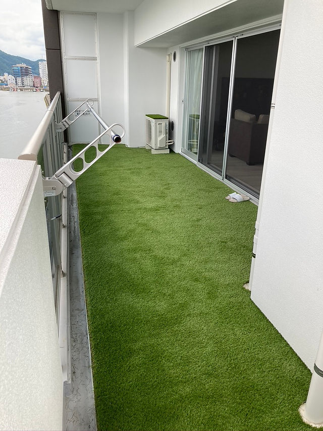 施工後のバルコニー