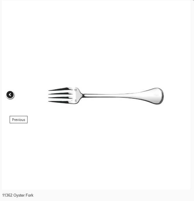 Trenton: Sant Andrea - Puccini Oyster Fork 18/10 (dozen) Code: 11362