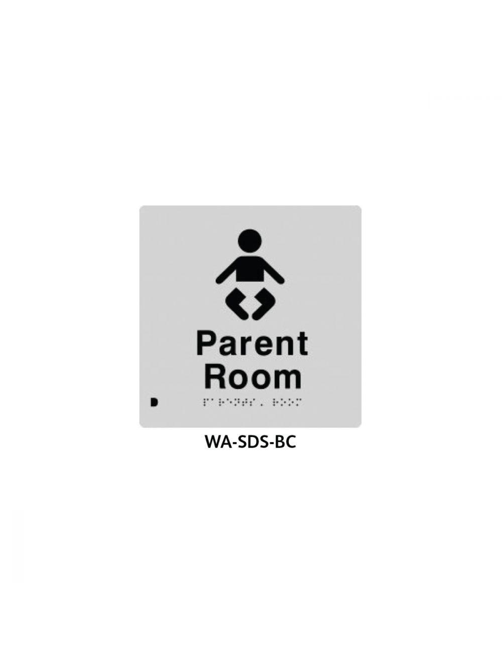 3Monkeez - Silver Door Sign - 150mm x 150mm / 210mm x 180mm