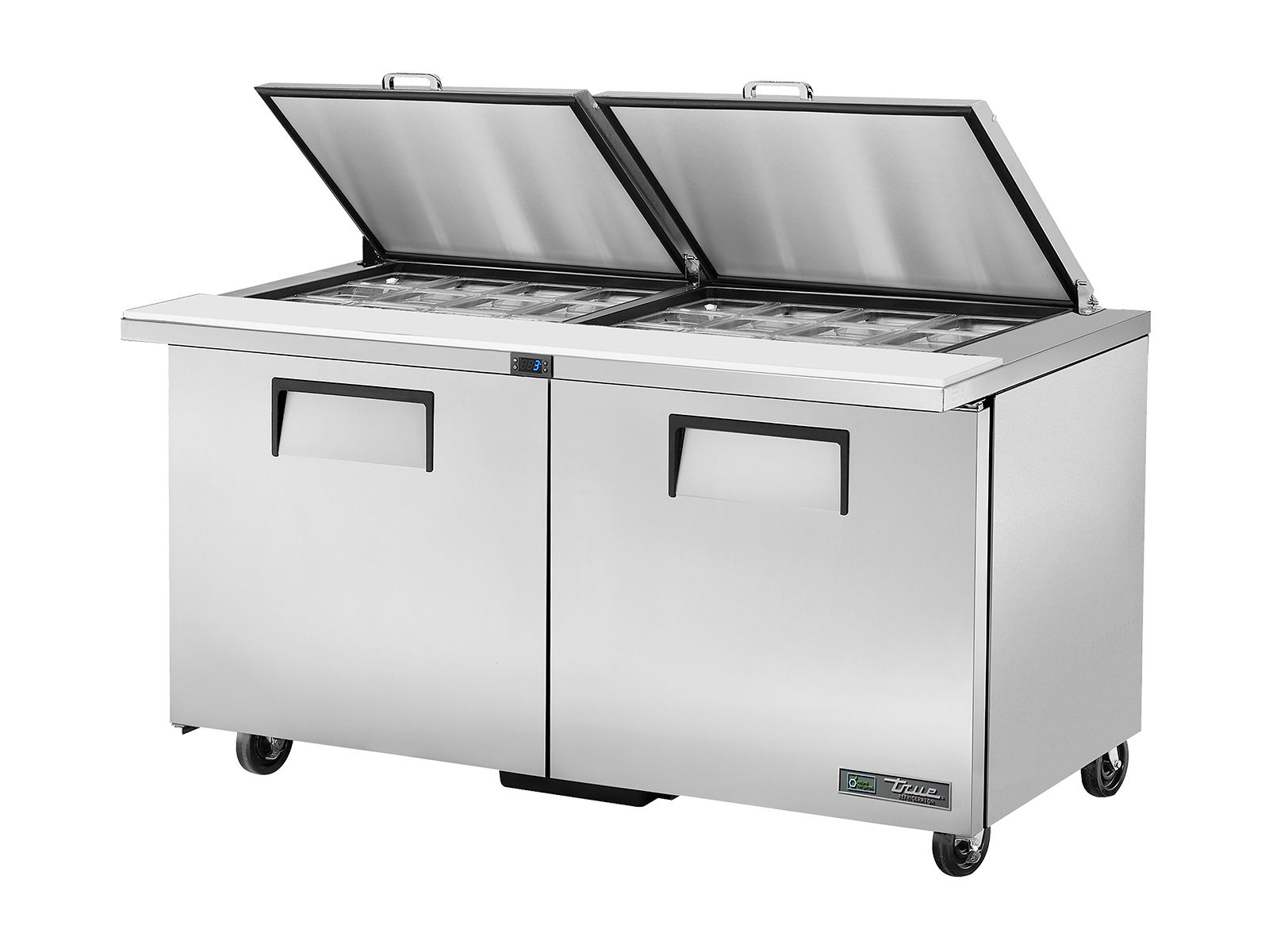 True Refrigeration - Prep Table, 24x 1/6 Top Pans, TSSU-60-24M-B-ST-HC FLID