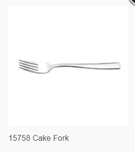 Trenton: Athena -Hugo Cake Fork 18/10 , (dozen) Code:15758
