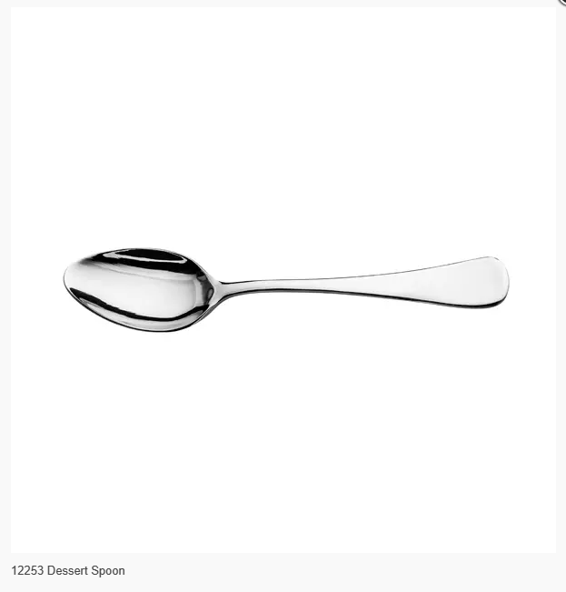 Trenton: Milan - Dessert Spoon 18/10 (dozen) Code: 12253