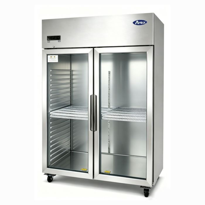 ATOSA Double Door Glass Door Display Fridge JCF80RSGR