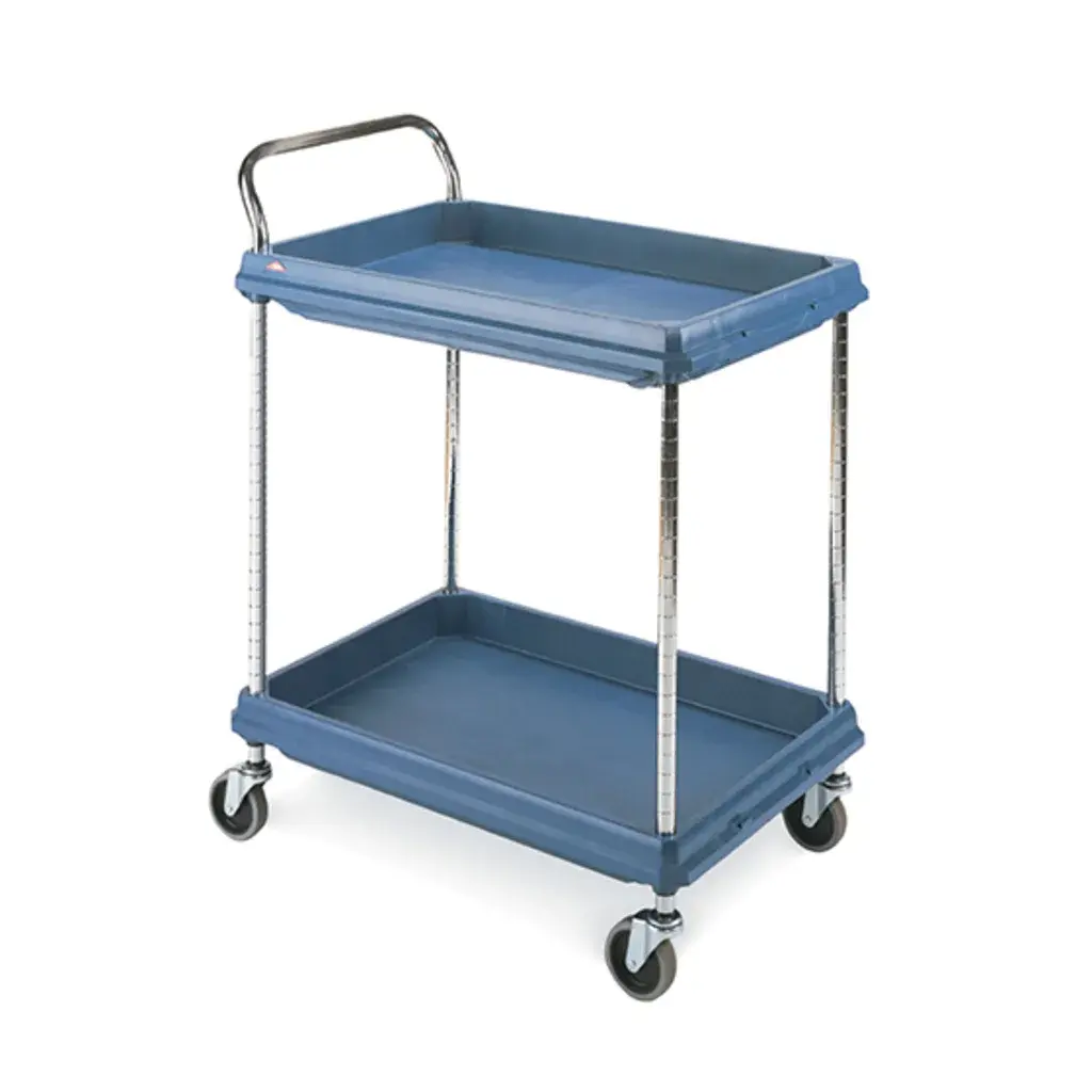 Metro Polymer 2 Tier Deep Ledge Utility Cart BC2030.2D.MB / BC2030.3D.MB