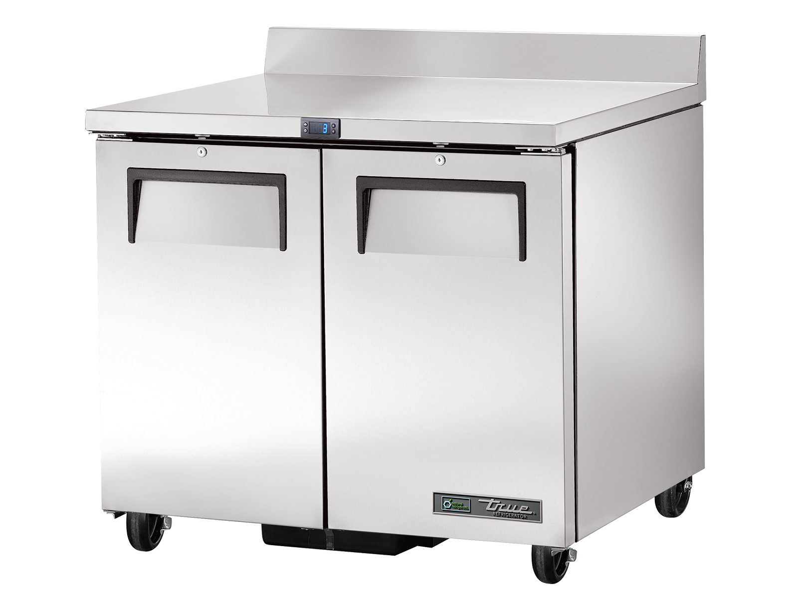 True Refrigeration -Worktop Counters Ref - 2 Solid Swing Doors TWT-36-HC