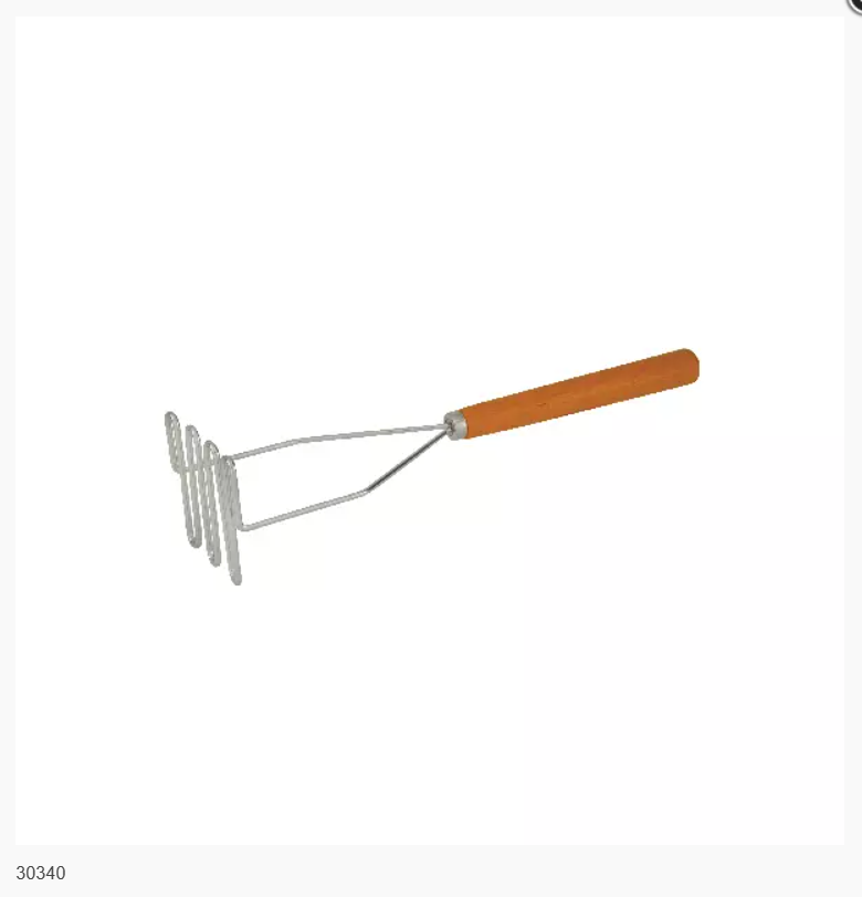 Trenton: - POTATO MASHER-WOOD HANDLE, 300mm CODE : 30340
