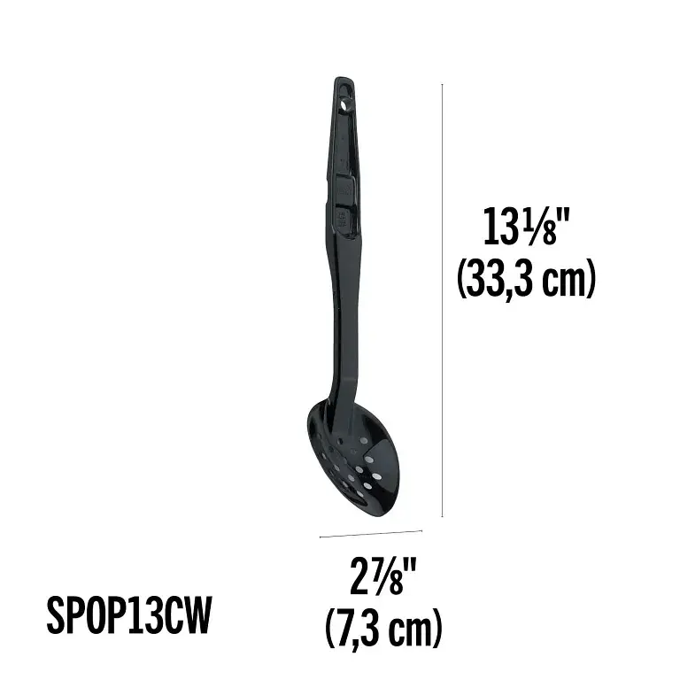 Thumbnail: Cambro - Camwear Perforated Deli Spoon SPOP13CW