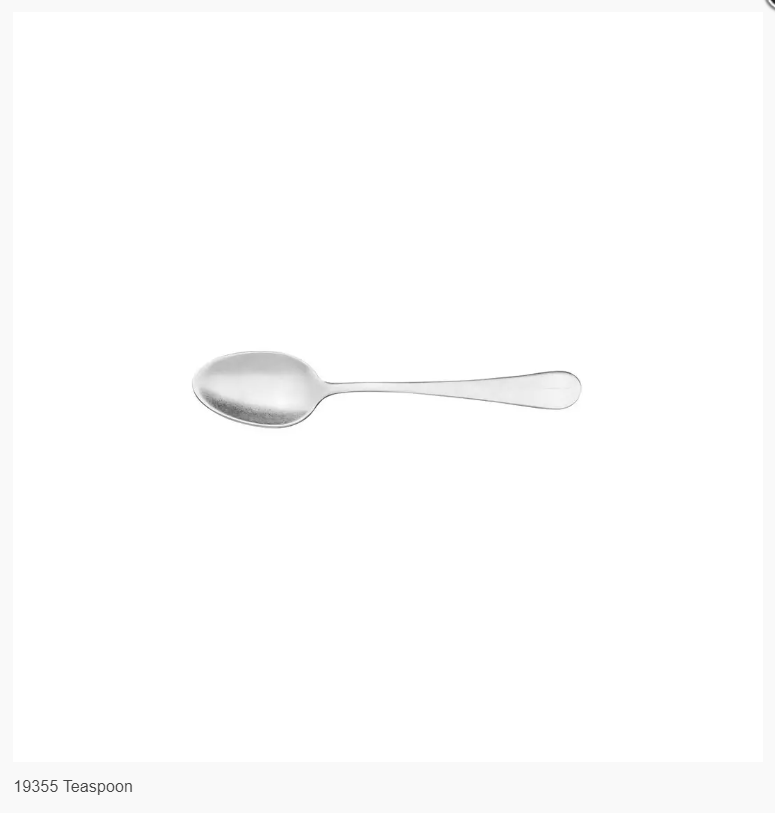 Trenton: Abert Baguette Teaspoon Vintage 18/10 (dozen) Code: 19355