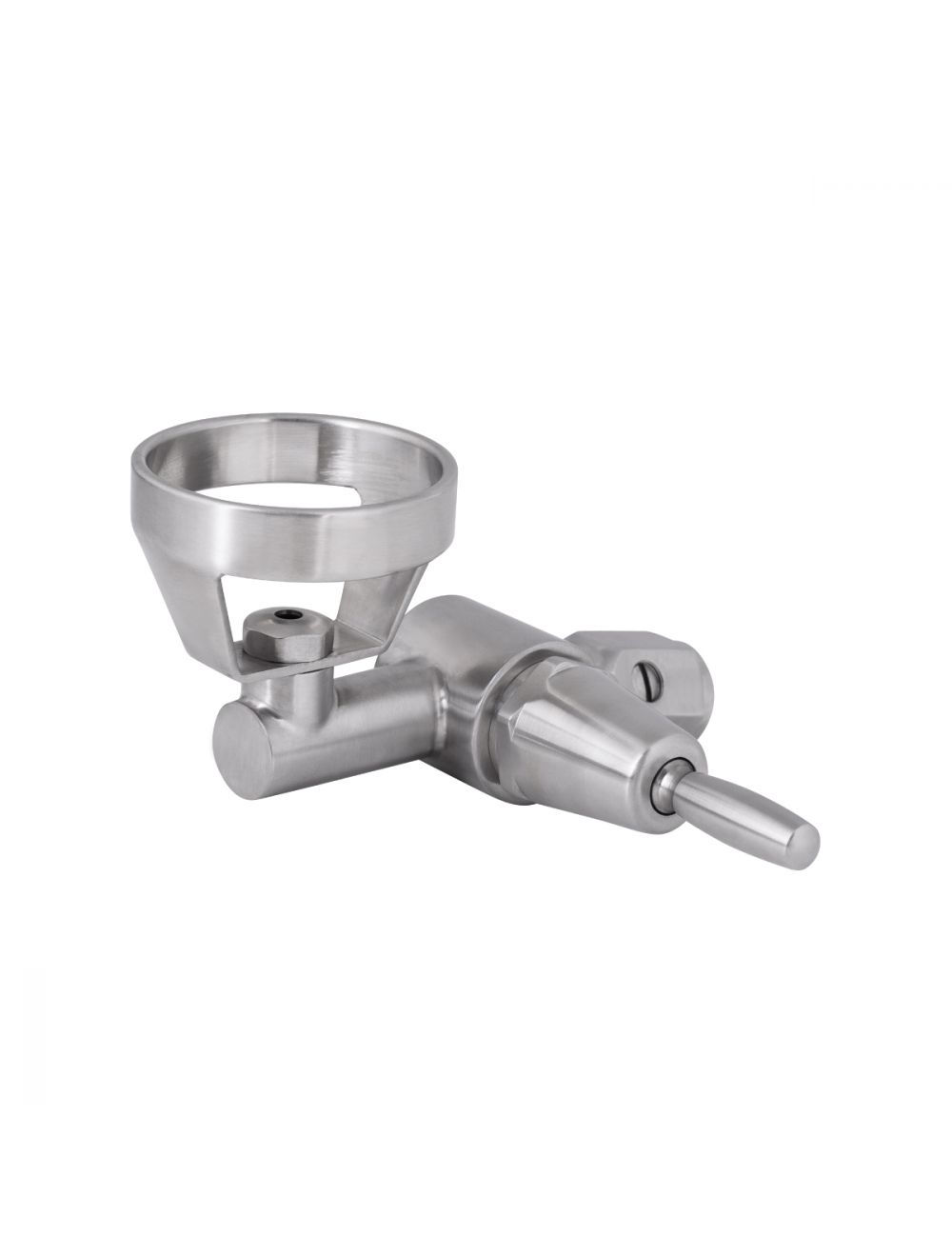 3Monkeez- Guardian- S/S Lever Handle 45 Degree Bubbler with Metal Mouthguard