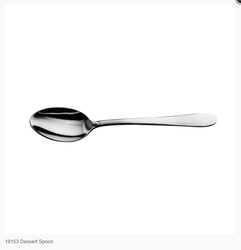 Trenton: Sydney Dessert Spoon S/S , (dozen) Code: 18153