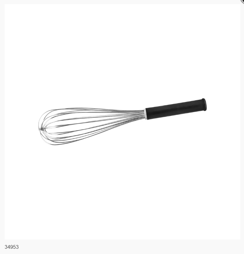 Trenton : PIANO WHISK-ABS BLACK HANDLE | 410mm CODE: 34953