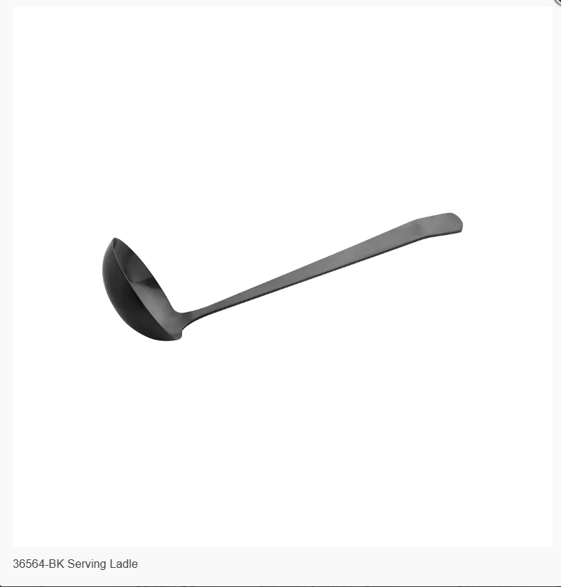 Trenton : SERVING LADLE-18/10 | 290mm Black -CODE: 36564-BK