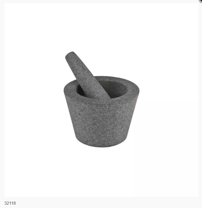 Trenton: Moda- MORTAR & PESTLE-GRANITE, 180mm CODE: 32118