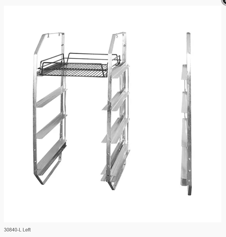 Trenton: - UNDER BAR RACK-4 TIER, LEFT Code : 30840-L