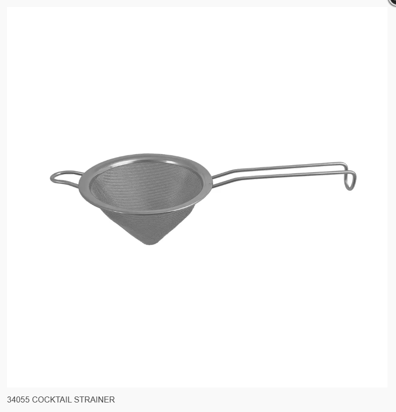 Trenton: - COCKTAIL STRAINER-18/8 MESH & RIM | 100mm CODE: 34055