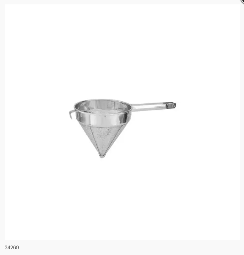 Trenton: - CONICAL STRAINER-18/8 | COARSE | 230mm CODE: 34269