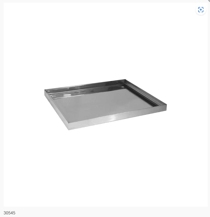 Trenton:  -  DRIP TRAY-S/S, SQUARE, 360x360x25mm    CODE : 30545