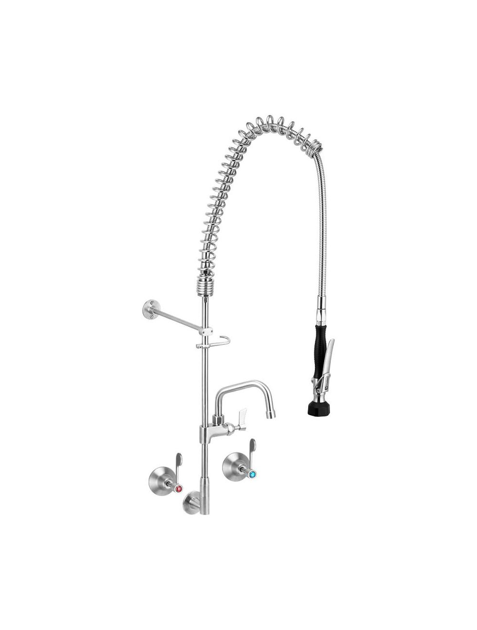 3Monkeez- Wall Top Assembly and Elbow Pre Rinse with 6" Pot Filler - T-3M53816