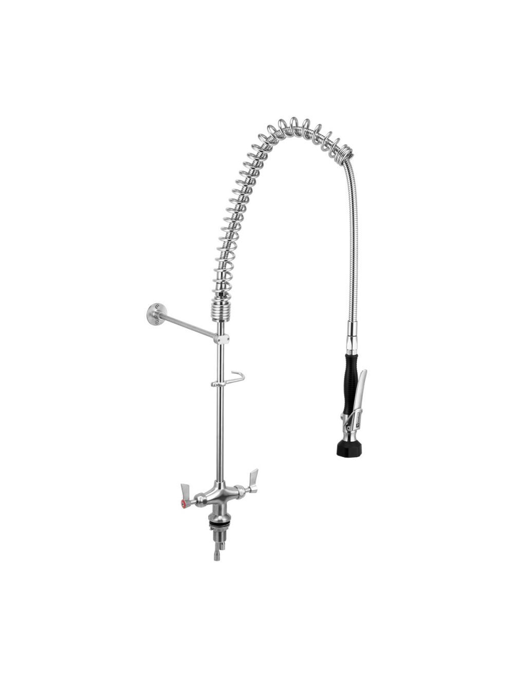3Monkeez - CLEAN-A-JET- S/S Dual Hob Mount Pre Rinse Unit - T-3M53007