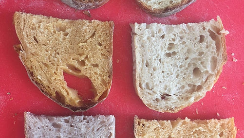 Pain multicouleurs à la patate