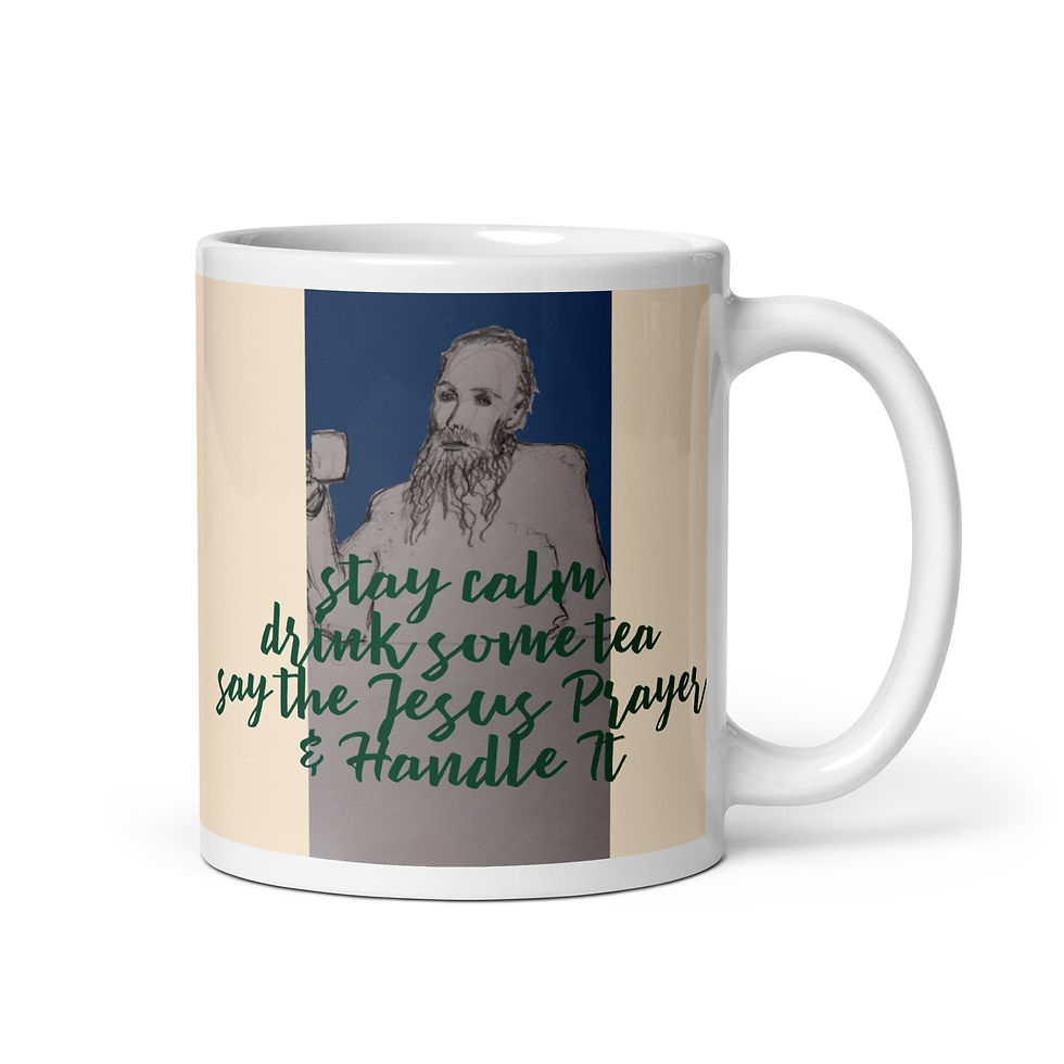 Thumbnail: Stay Calm Monk Ceramic Mug