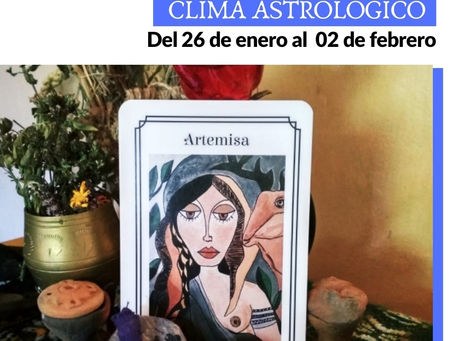 CLIMA ASTROLÓGICO LUNA CRECIENTE | ARTEMISA
