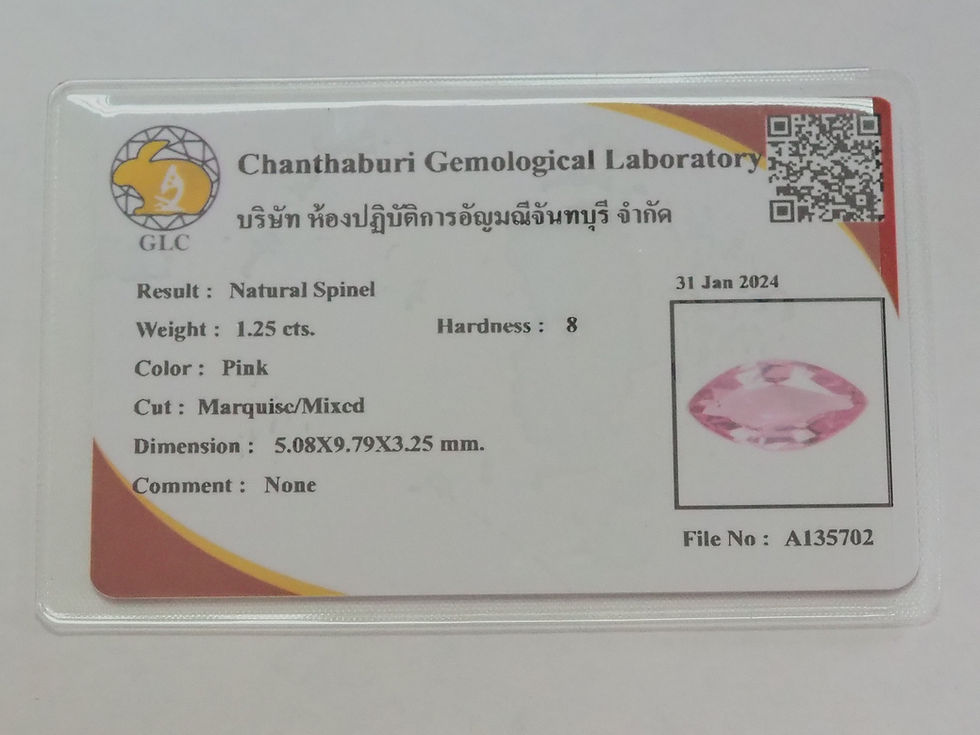 Thumbnail: 1.25ct Marquise Pink Spinel