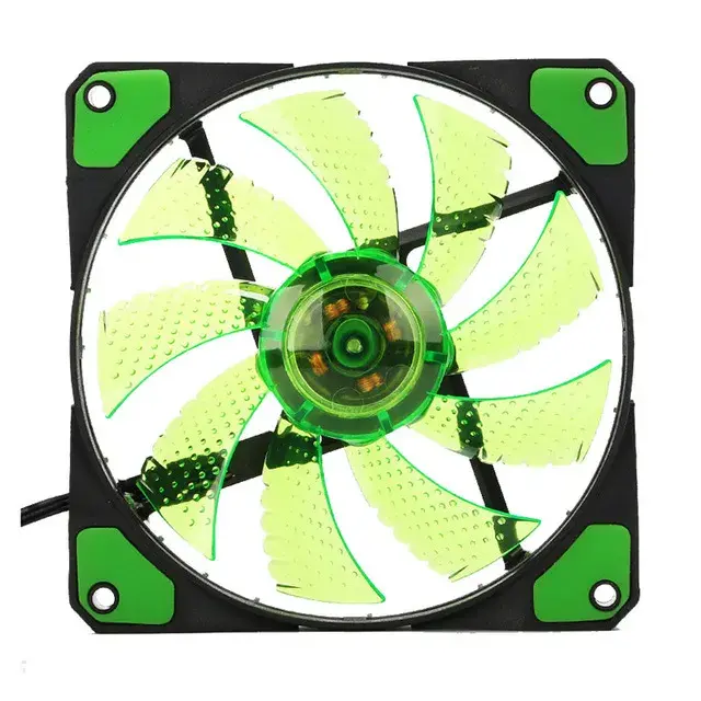 Miniatura: 120mm 12V LED PC Case Fan with 15 LEDs and 3/4-Pin Connectors