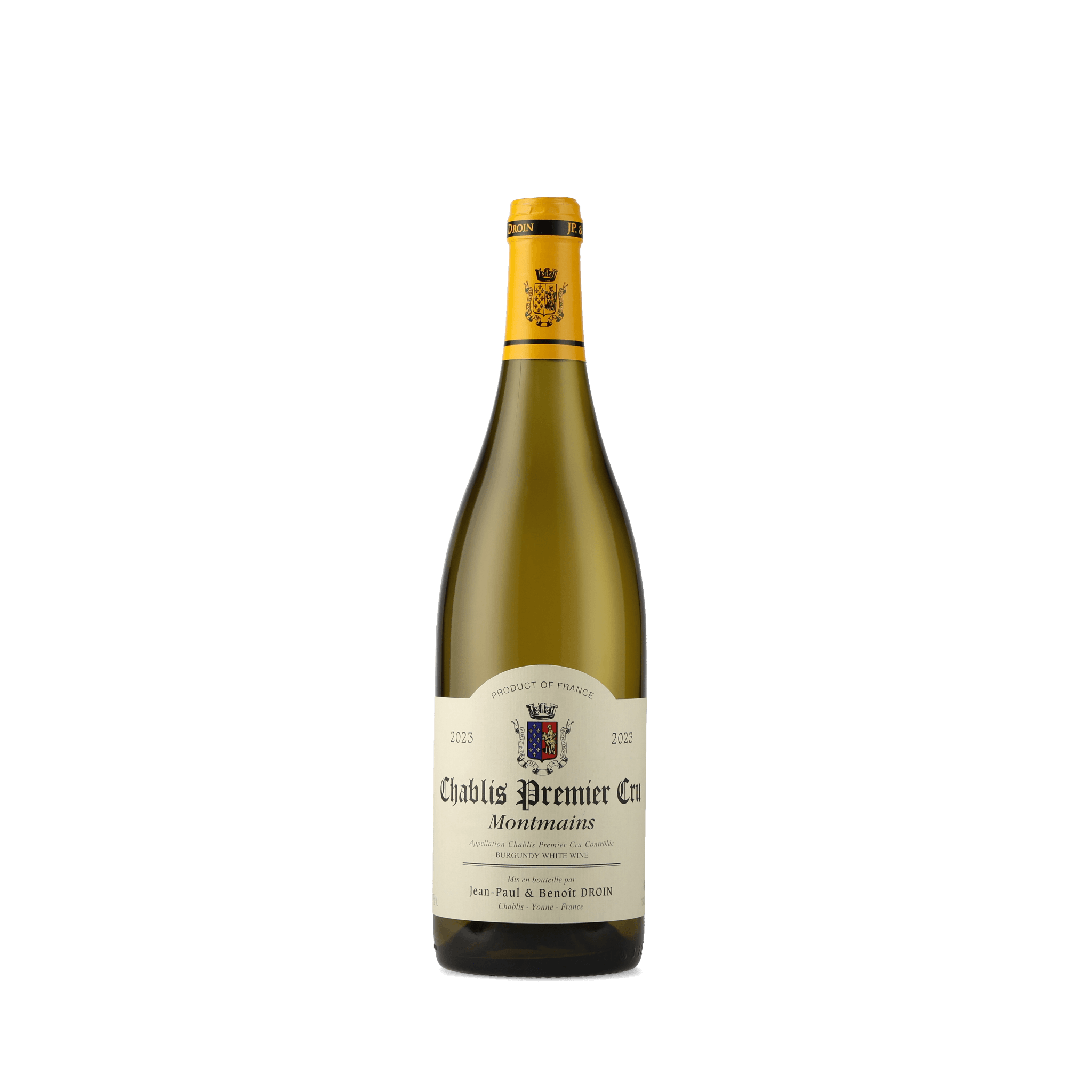 Chablis 1er Cru Montmains 2023 (Domaine Jean-Paul & Benoît Droin)