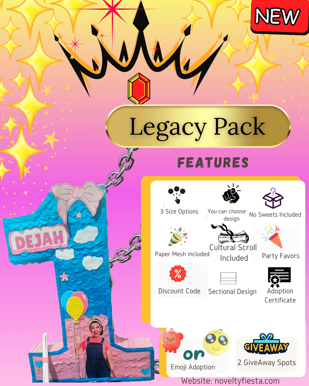 Novelty Fiesta's Legacy Pack Graphics