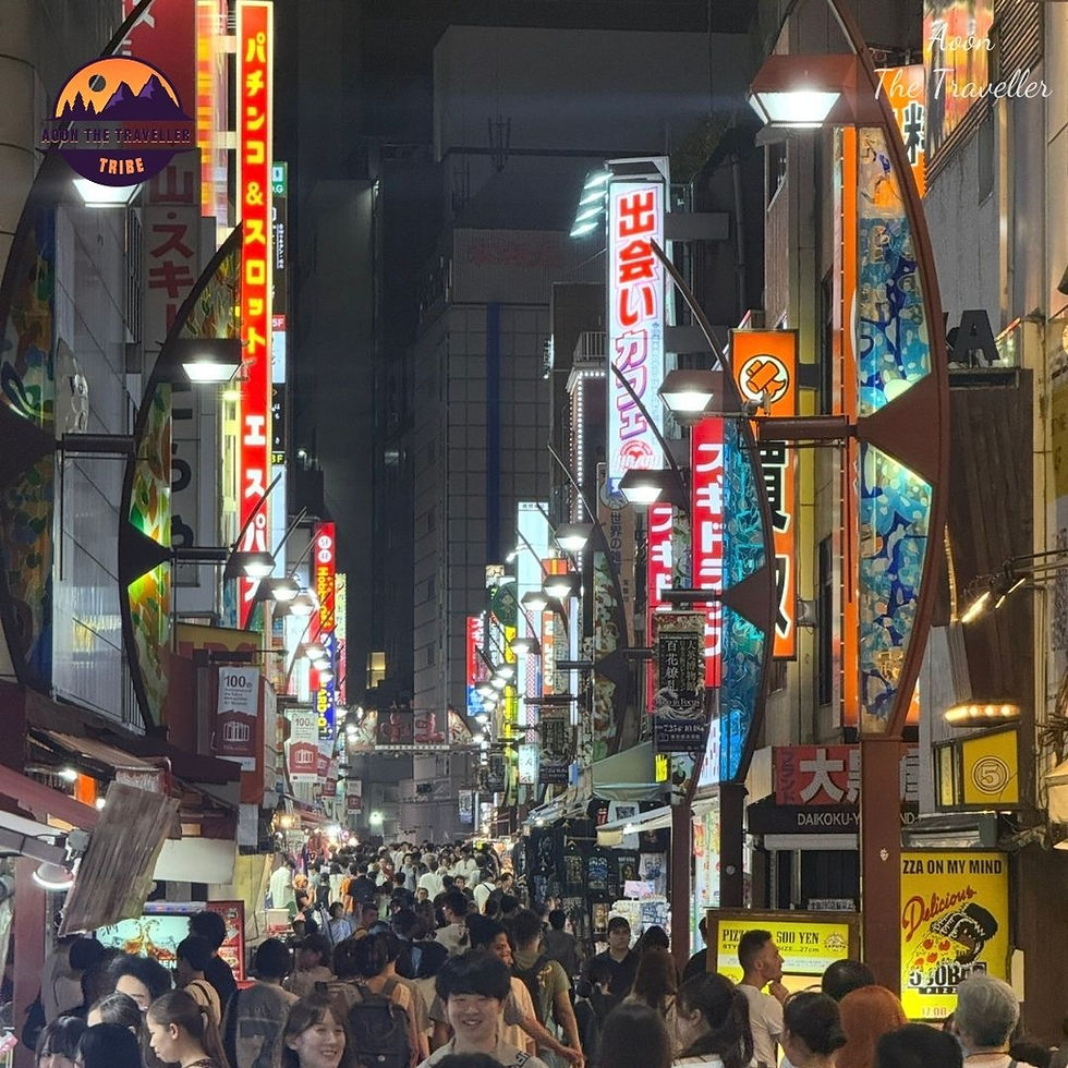 Neon Streets in Tokyo