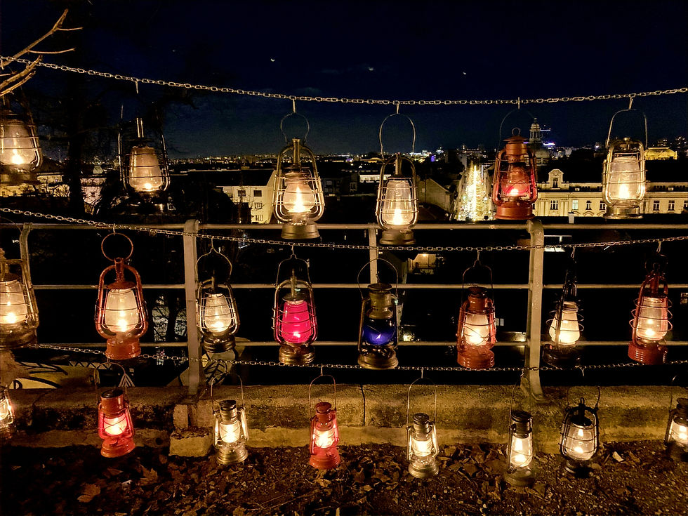 Christmas festivity in Upper town Zagreb