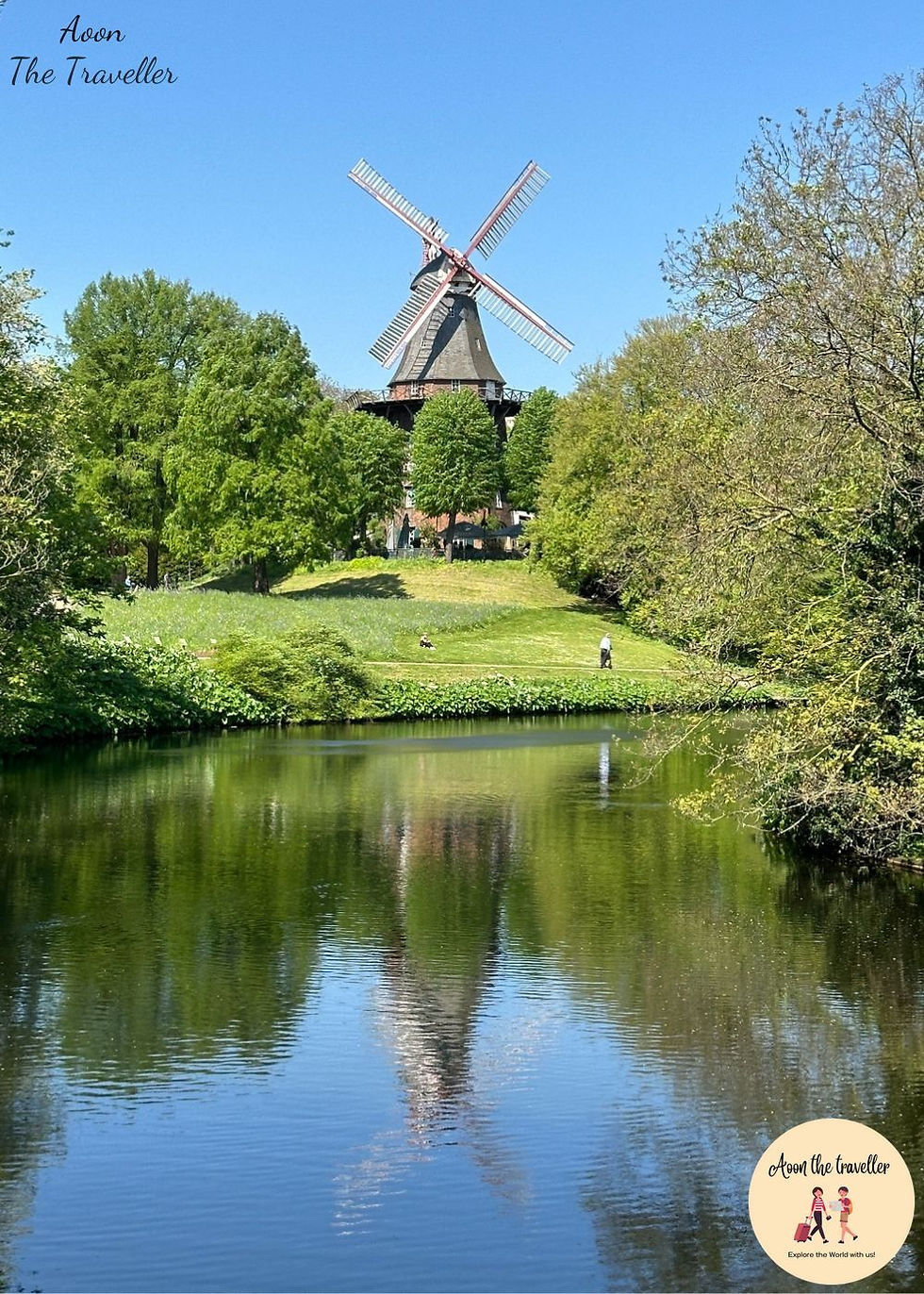 Wallanlagen windmill, Bremen
