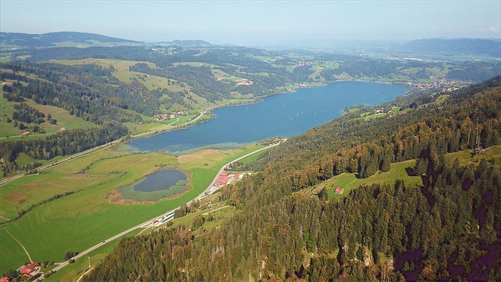 How to reach Alpsee in Bavaria Germany