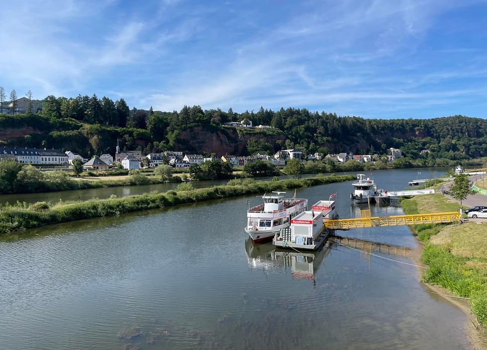 Moselle river in Trier