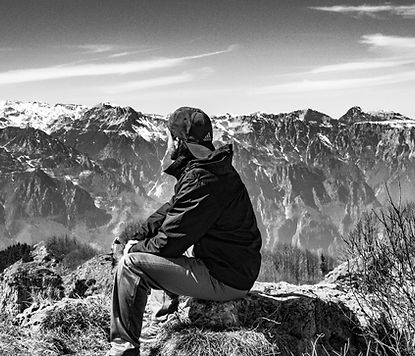 Enrico in the mountains